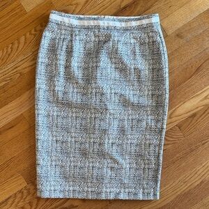 Boden Textured Gray Pencil Skirt US 8L